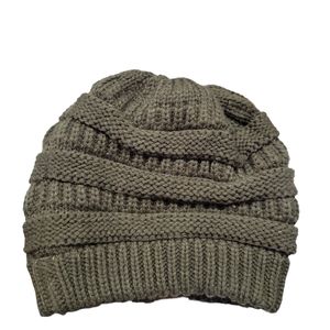 CC Bean Beanie Olive Green